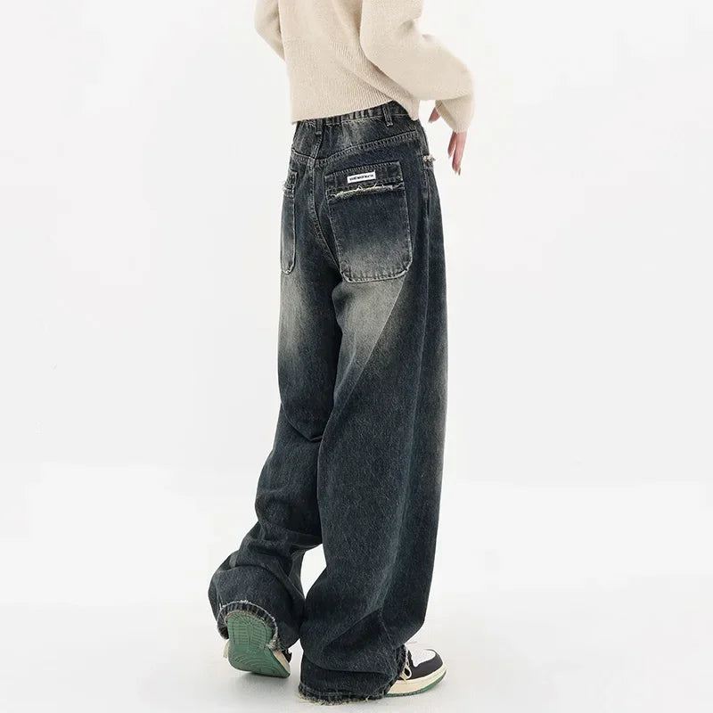 Stone Wide-Leg Women's Jeans