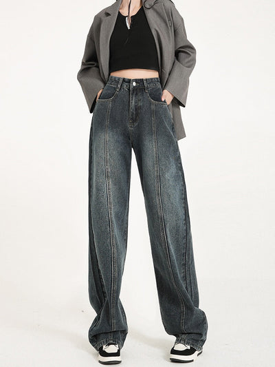 Baggy Vintage Straight Denim Jeans