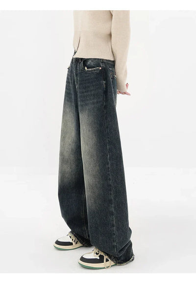 Stone Wide-Leg Women's Jeans