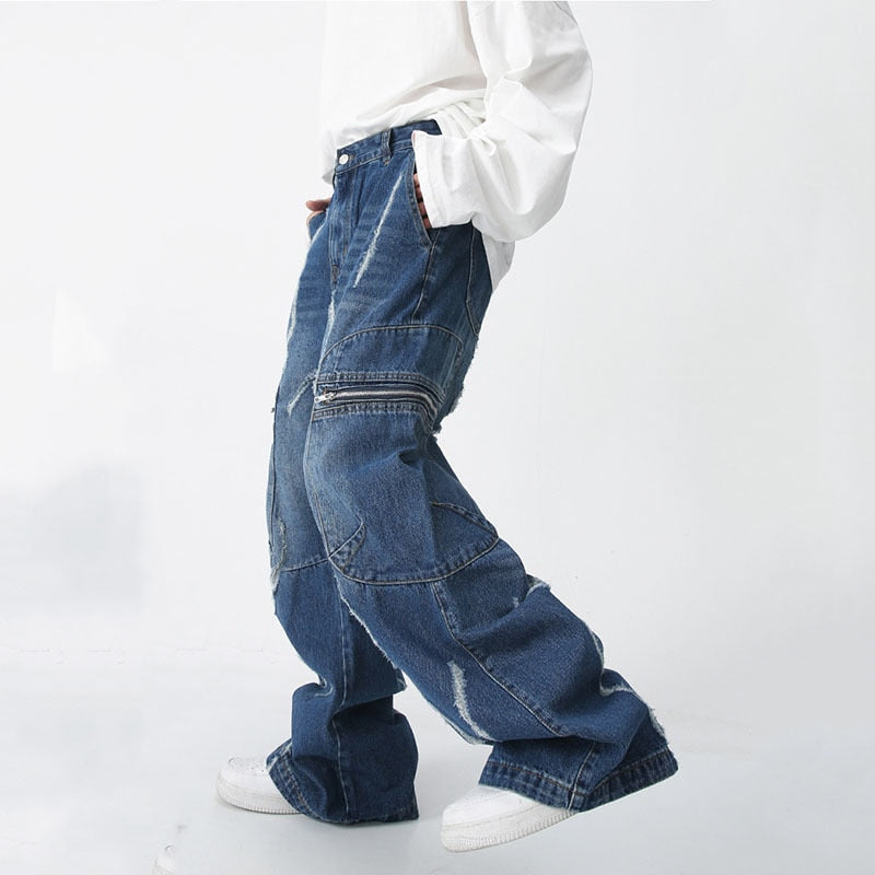 Ripped Baggy Denim