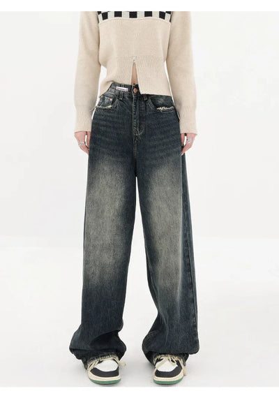 Stone Wide-Leg Women's Jeans