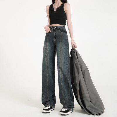 Baggy Vintage Straight Denim Jeans