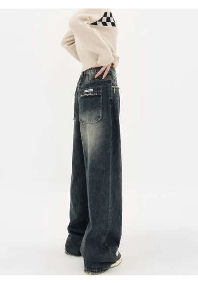 Stone Wide-Leg Women's Jeans