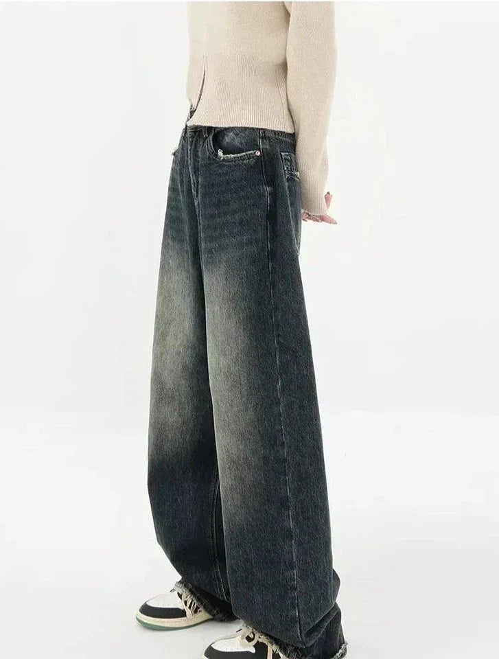 Stone Wide-Leg Women's Jeans