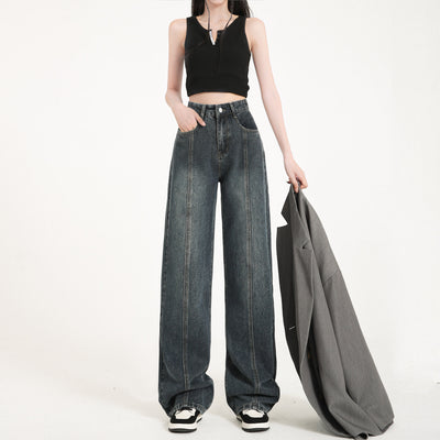 Baggy Vintage Straight Denim Jeans