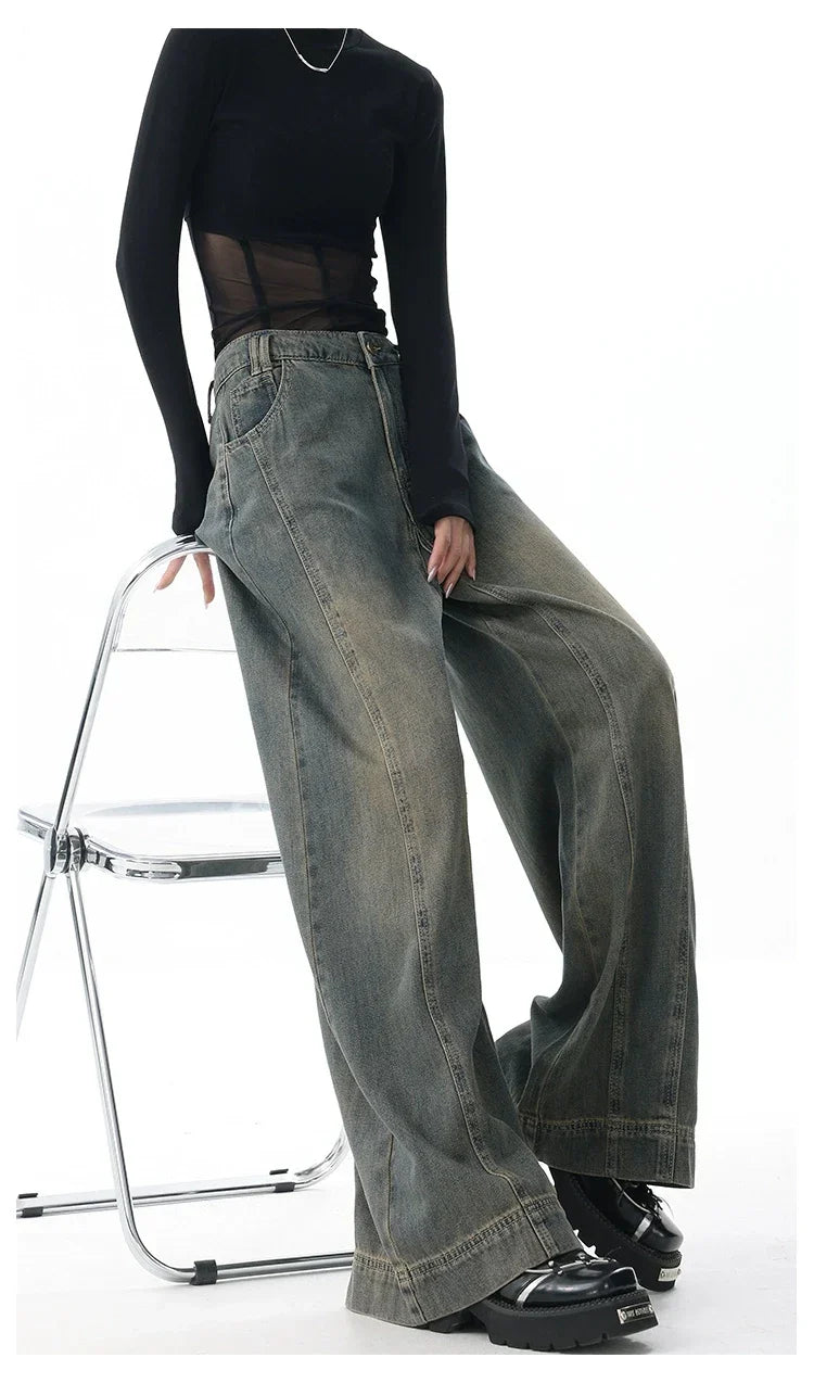 Modern Straight-Leg Denim Jeans