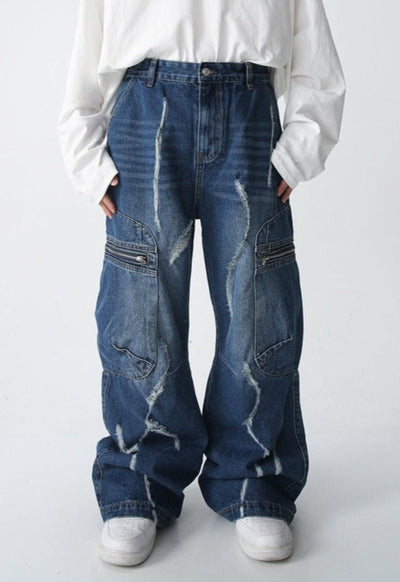 Ripped Baggy Denim